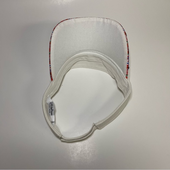 Disney Epcot World Showcase Sun Visor Hat White‎ Mickey Mouse  Adjustable HTF - Picture 7 of 10